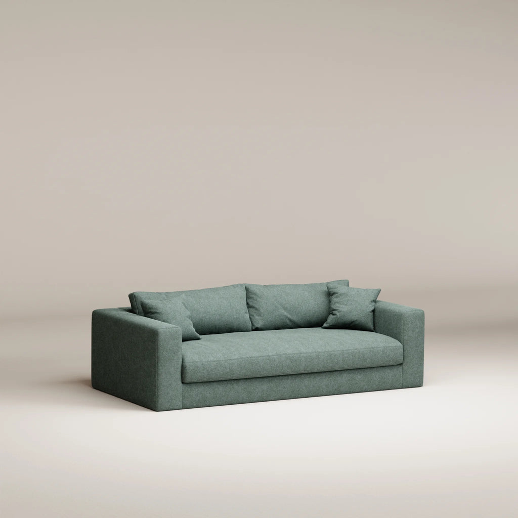 Image Canapé droit Bellechasse light 2,5 places • Profondeur 110 cm • 2 parties • Laine feutrée • Mint