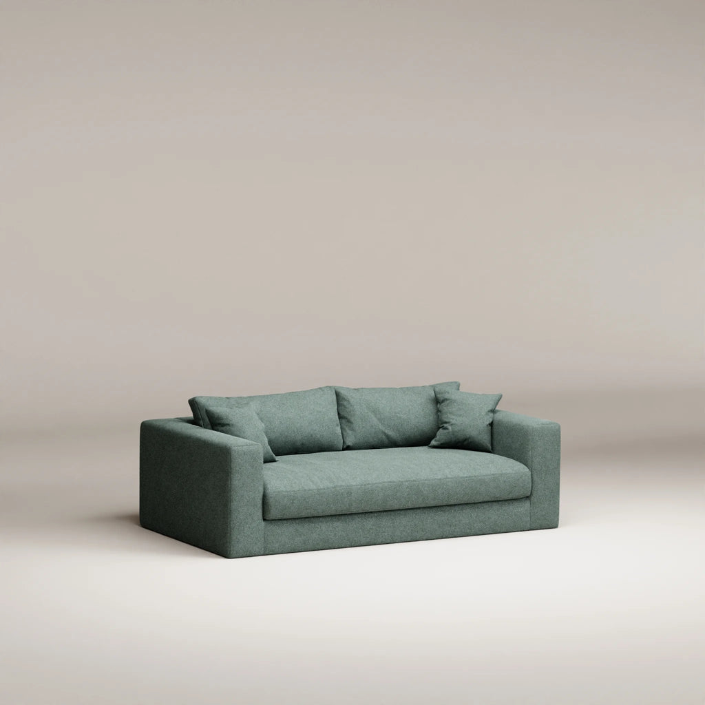 Image Canapé droit Bellechasse light 2 places • Profondeur 110 cm • 2 parties • Laine feutrée • Mint