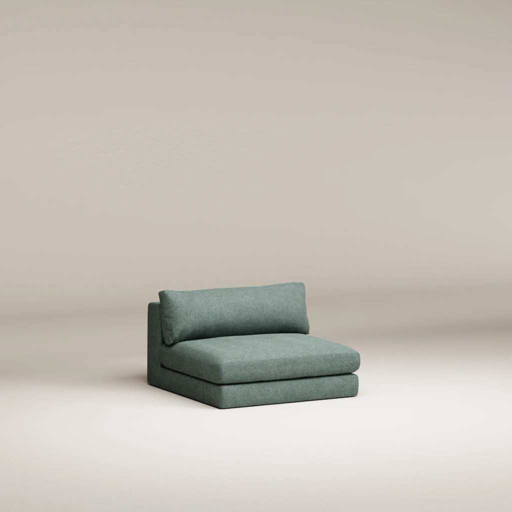 Image Chauffeuse Bellechasse light 2 places • Laine feutrée • Mint