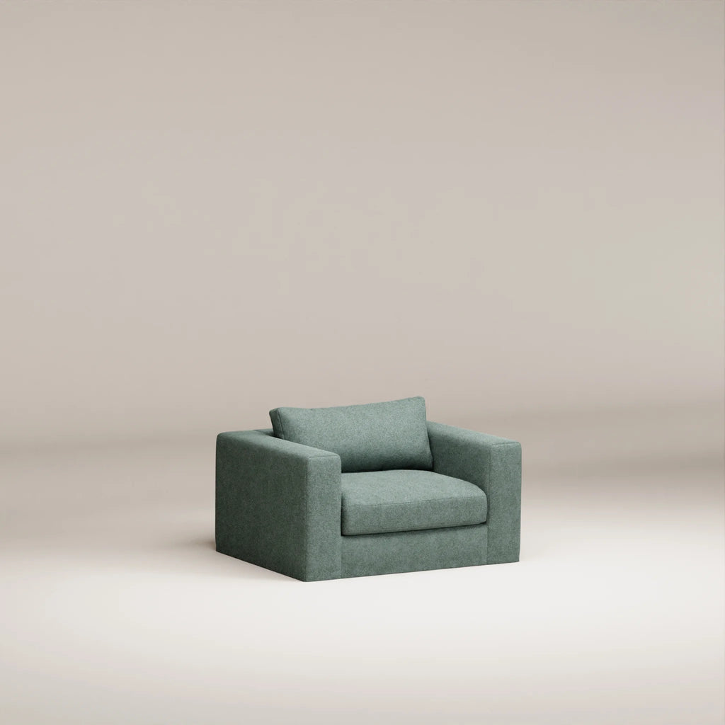 Image Fauteuil déhoussable Bellechasse light Laine feutrée • Mint