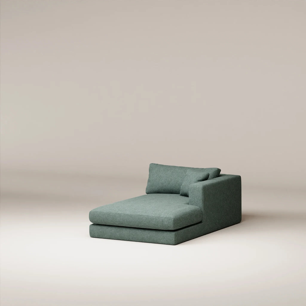 Image Méridienne Bellechasse light 170 cm XL • Droite • Laine feutrée • Mint