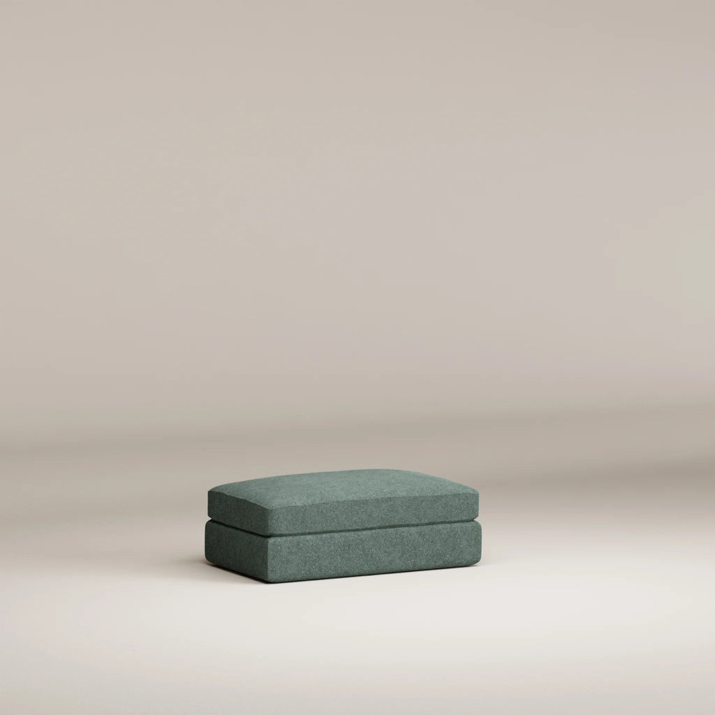 Image Pouf Bellechasse light Rectangulaire S • Laine feutrée • Mint