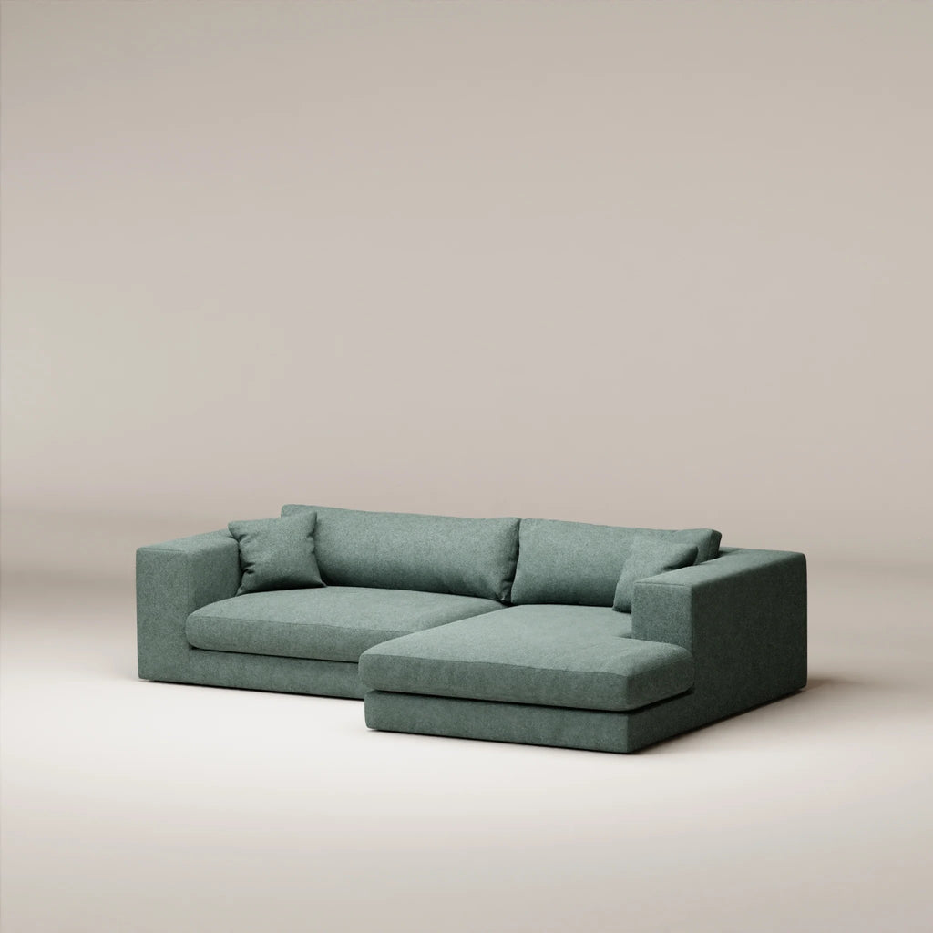 Image Corner Bellechasse XS • Droite • Laine feutrée • Mint