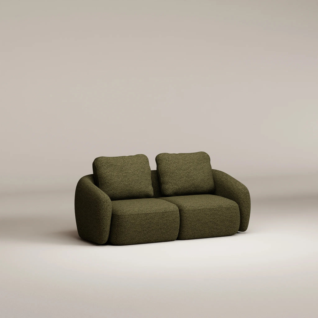 Image Ensemble Moncey Droit 3 places • Bouclette • Olivegreen