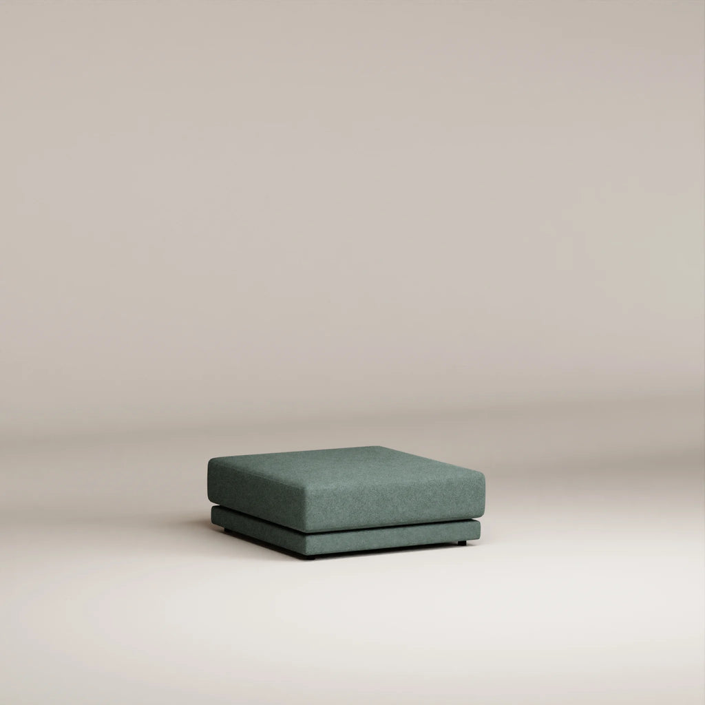 Image Pouf Palatine Carré • Laine feutrée • Mint