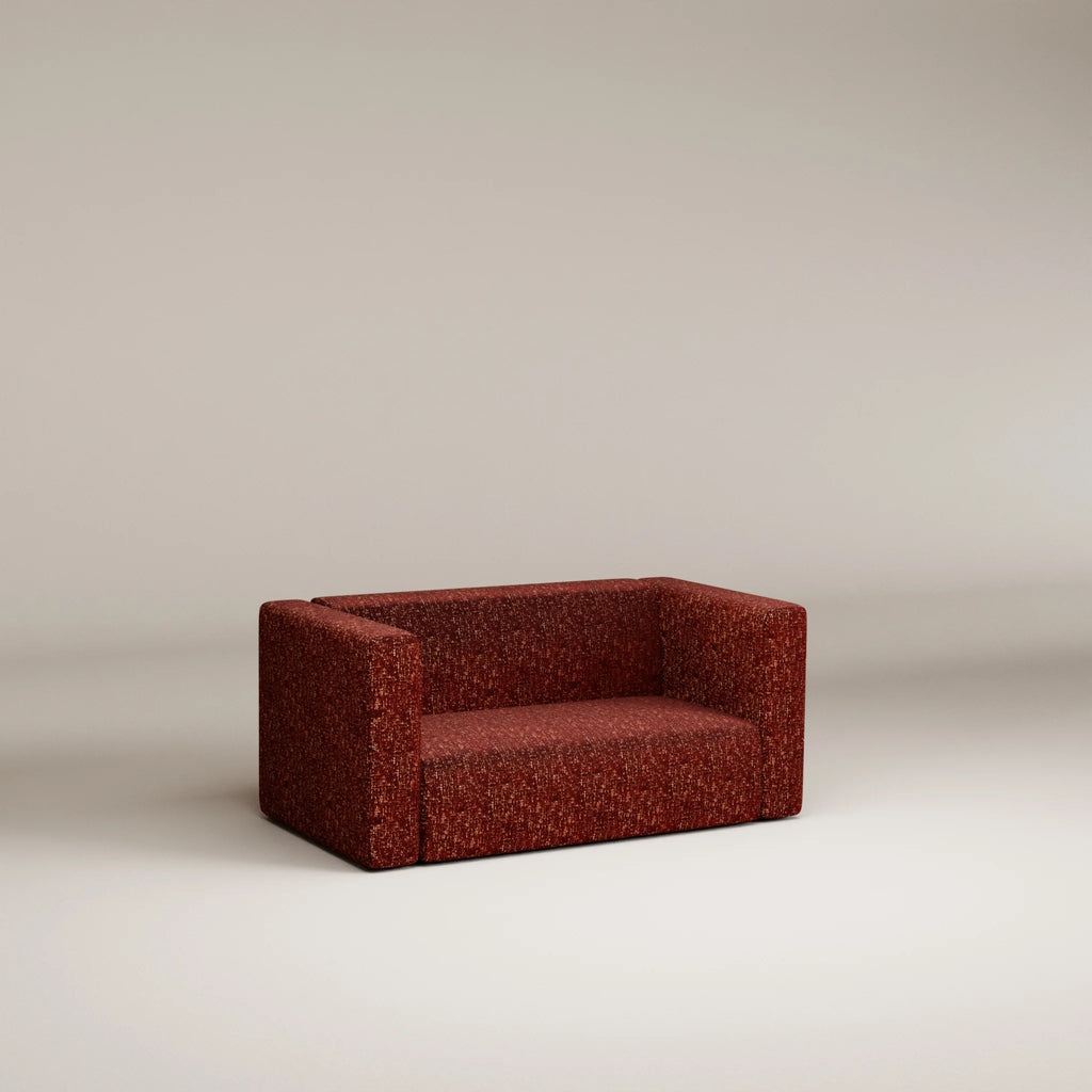 Image Canapé droit Agar 2 places • Chenille texturée • Brick