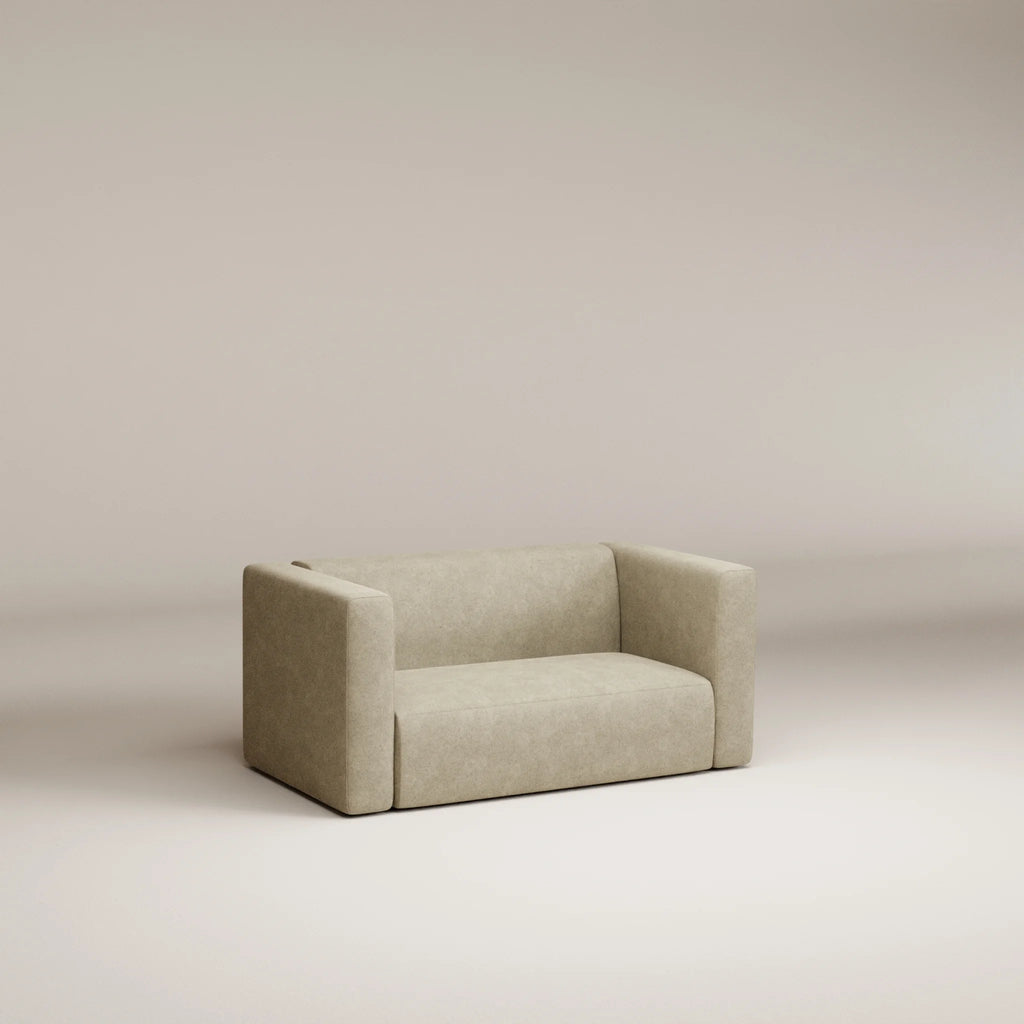 Image Straight sofa Agar 2 seats • Felted wool • Natural