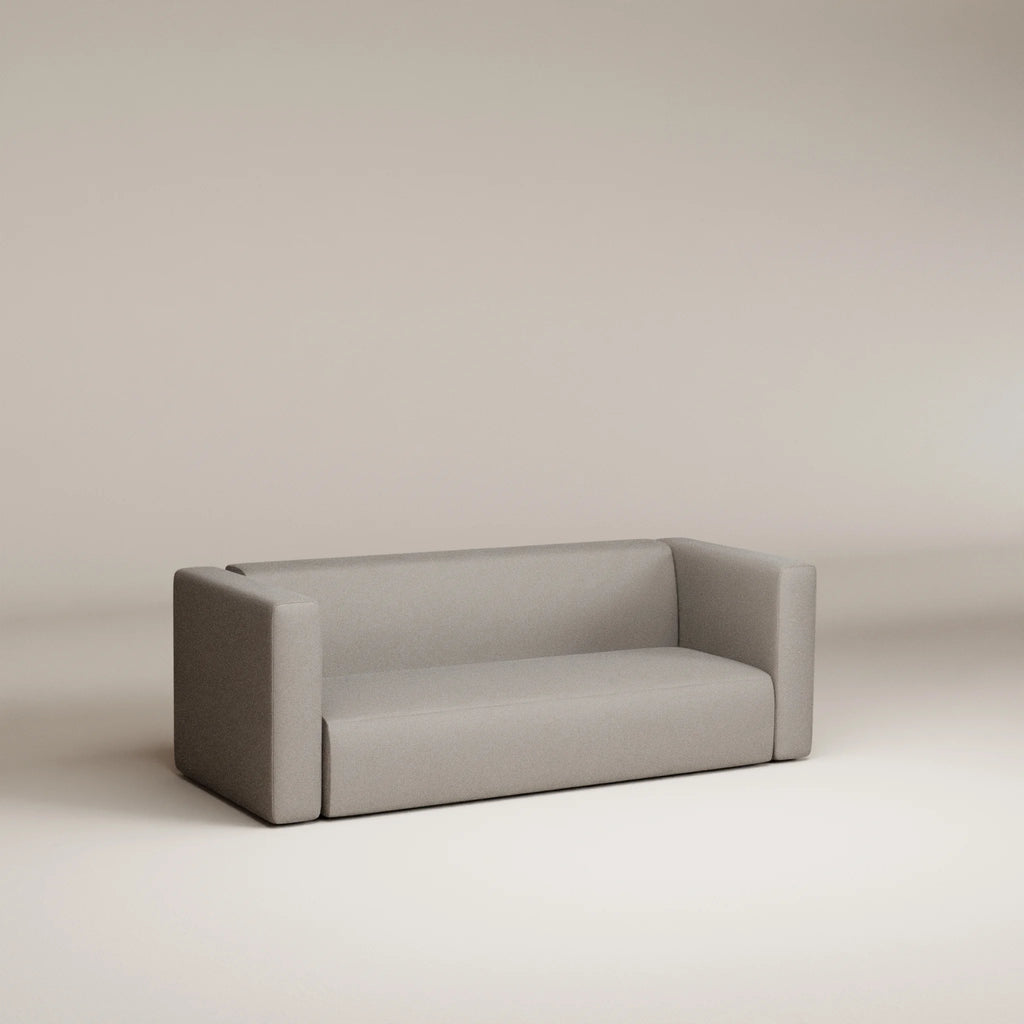 Image Canapé droit Agar 3 places • Coton lin • Pearl