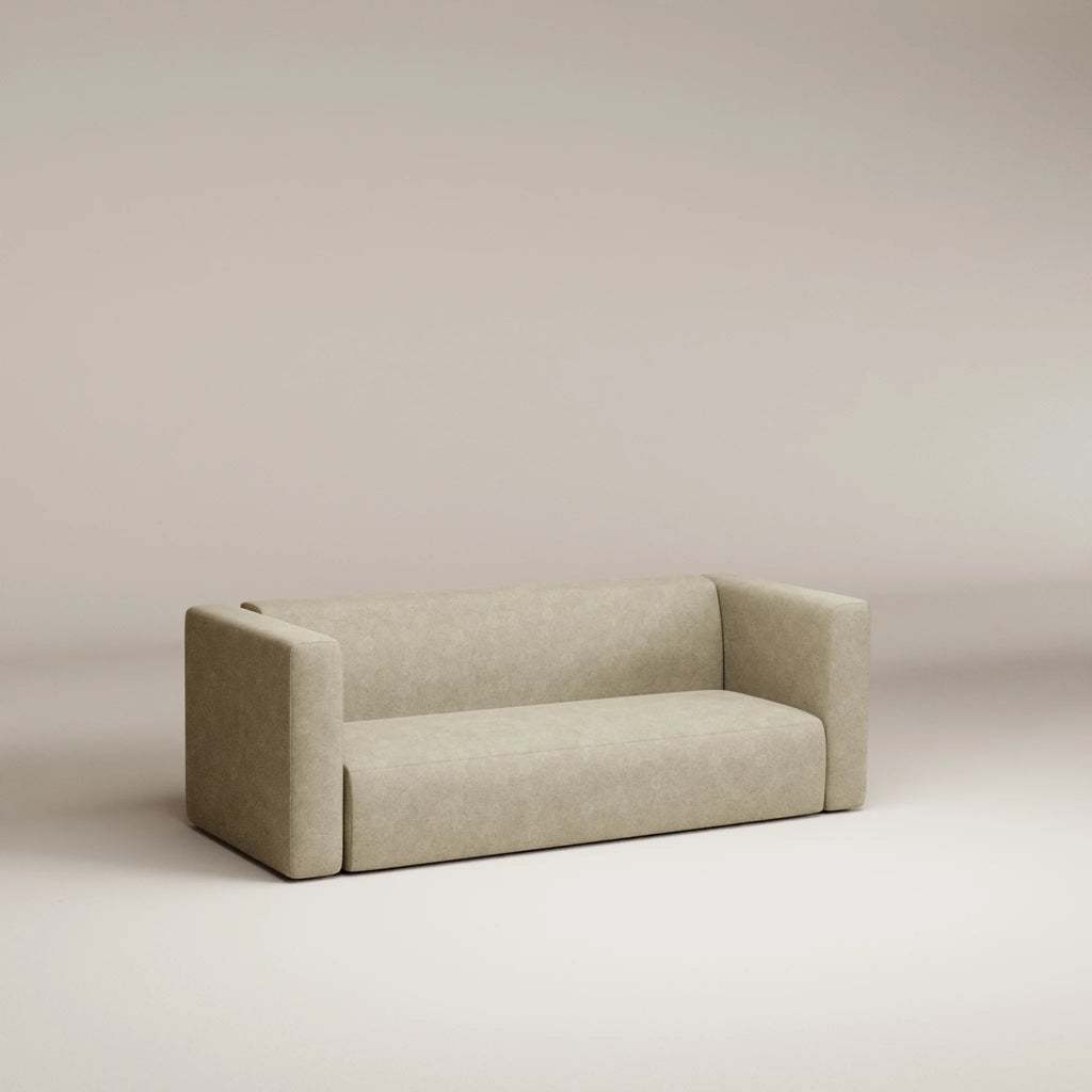 Image Straight sofa Agar 3 seats • Felted wool • Natural