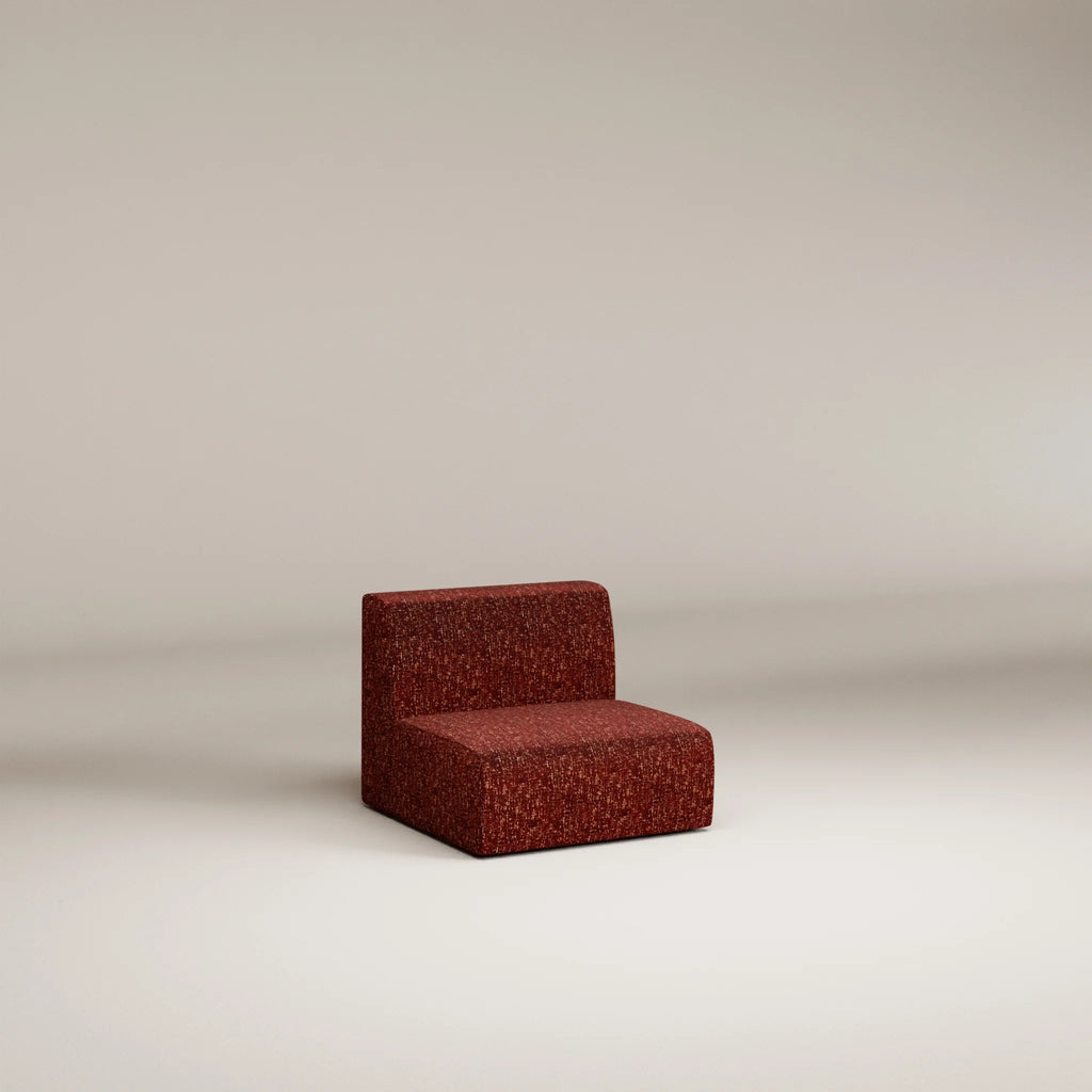 Image Chauffeuse Agar 1,5 place • Chenille texturée • Brick