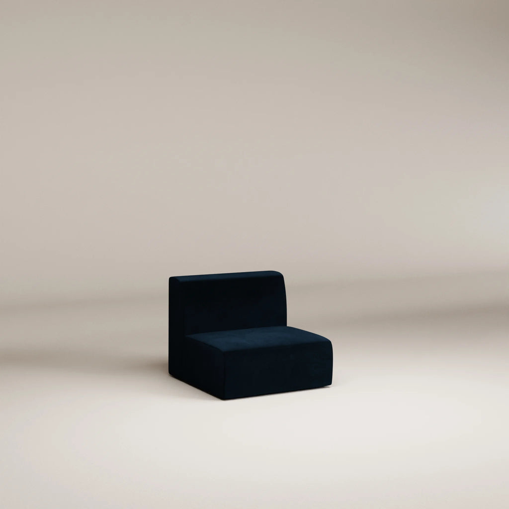 Image Chauffeuse Agar 1,5 place • Velours brut • Darkblue