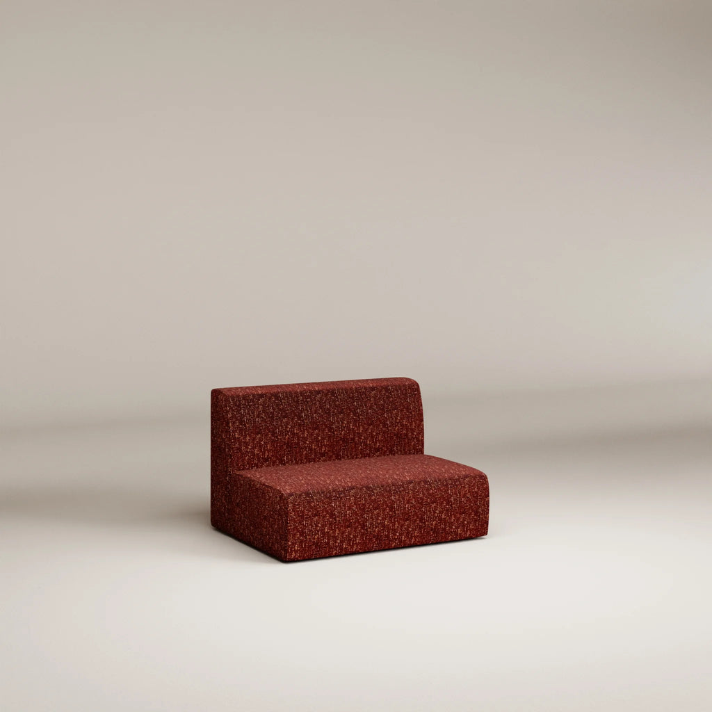 Image Chauffeuse Agar 2 places • Chenille texturée • Brick
