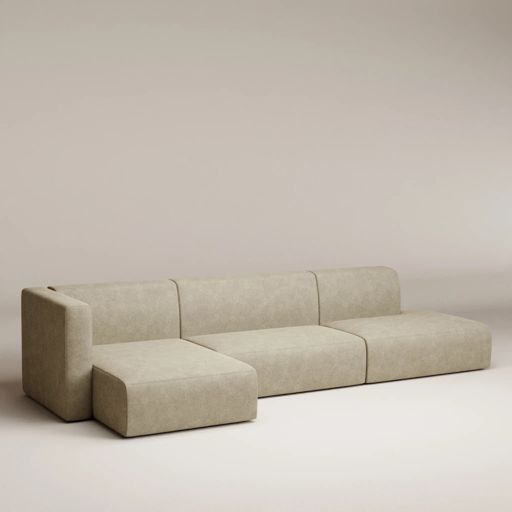 Image Corner Agar XL1 • LEFT • Felted wool • Natural