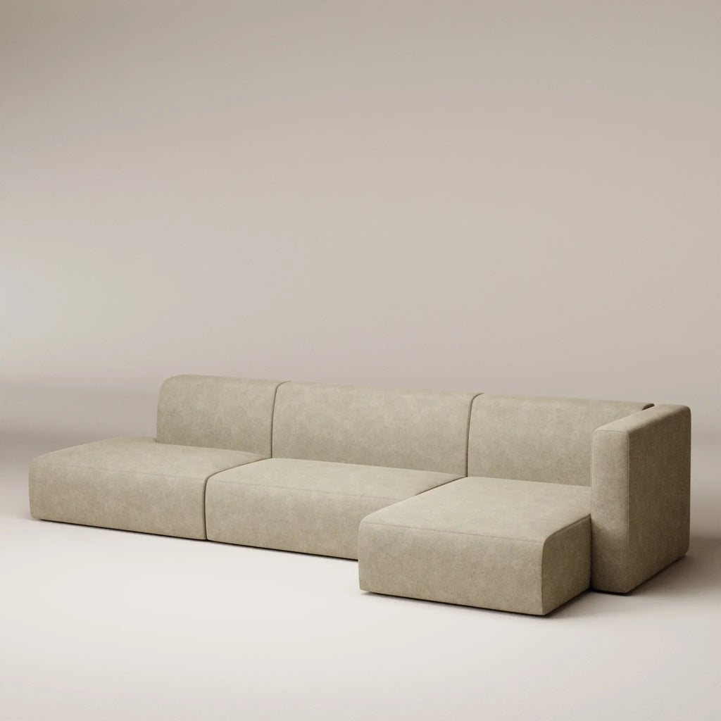 Image Corner Agar XL1 • RIGHT • Felted wool • Natural