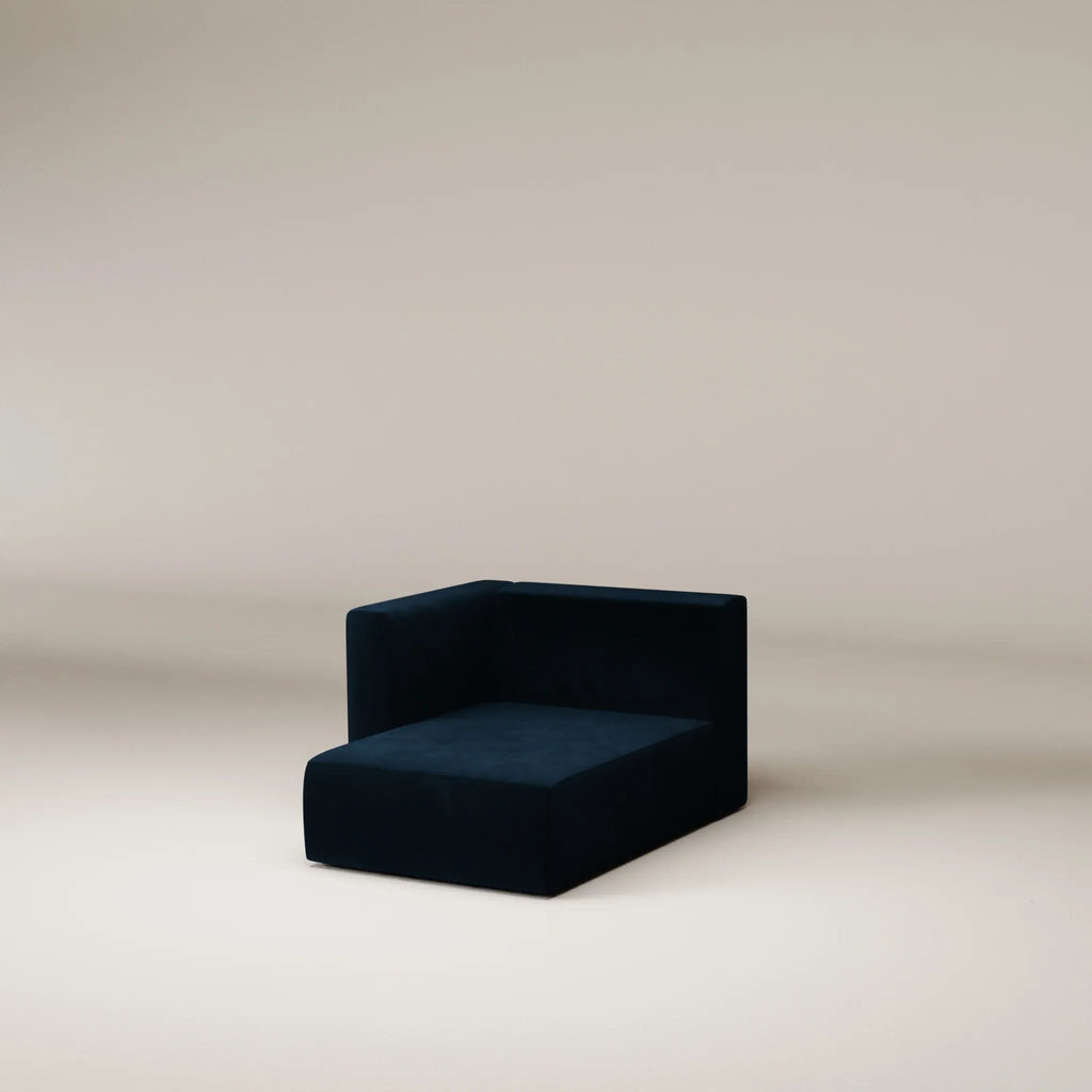 Image Méridienne Agar Gauche • Velours brut • Darkblue