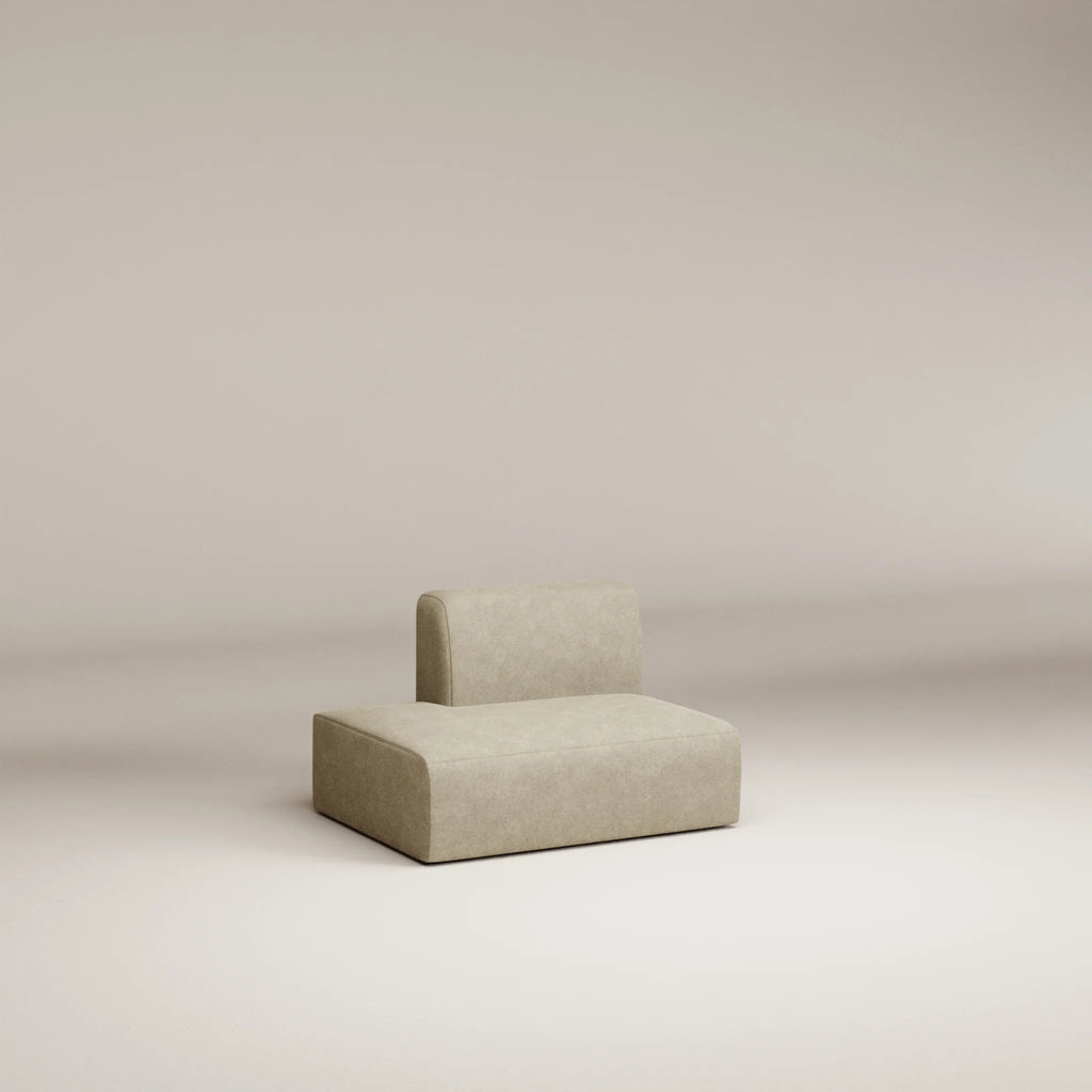 Image Ottoman Agar RIGHT • Felted wool • Natural