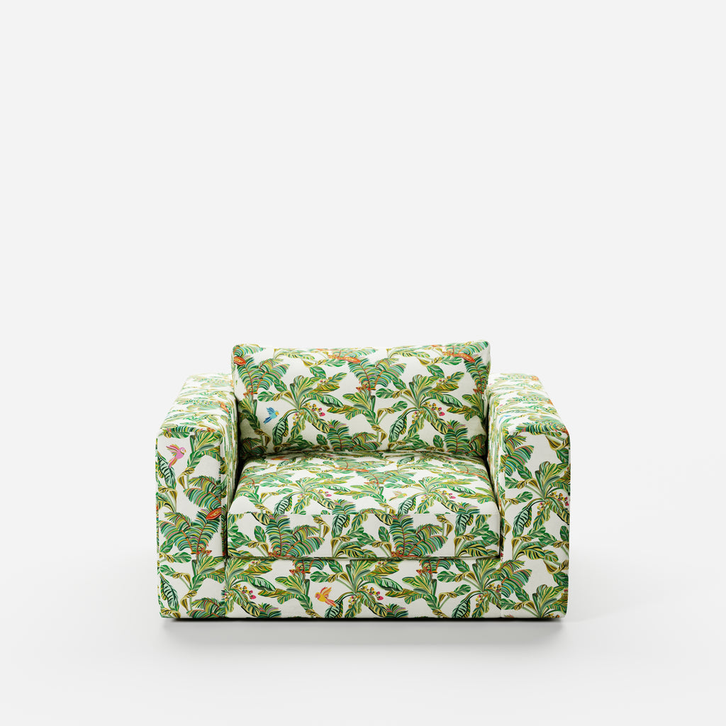Image Fauteuil Bellechasse light x Leona Rose Tissu Yasmine
