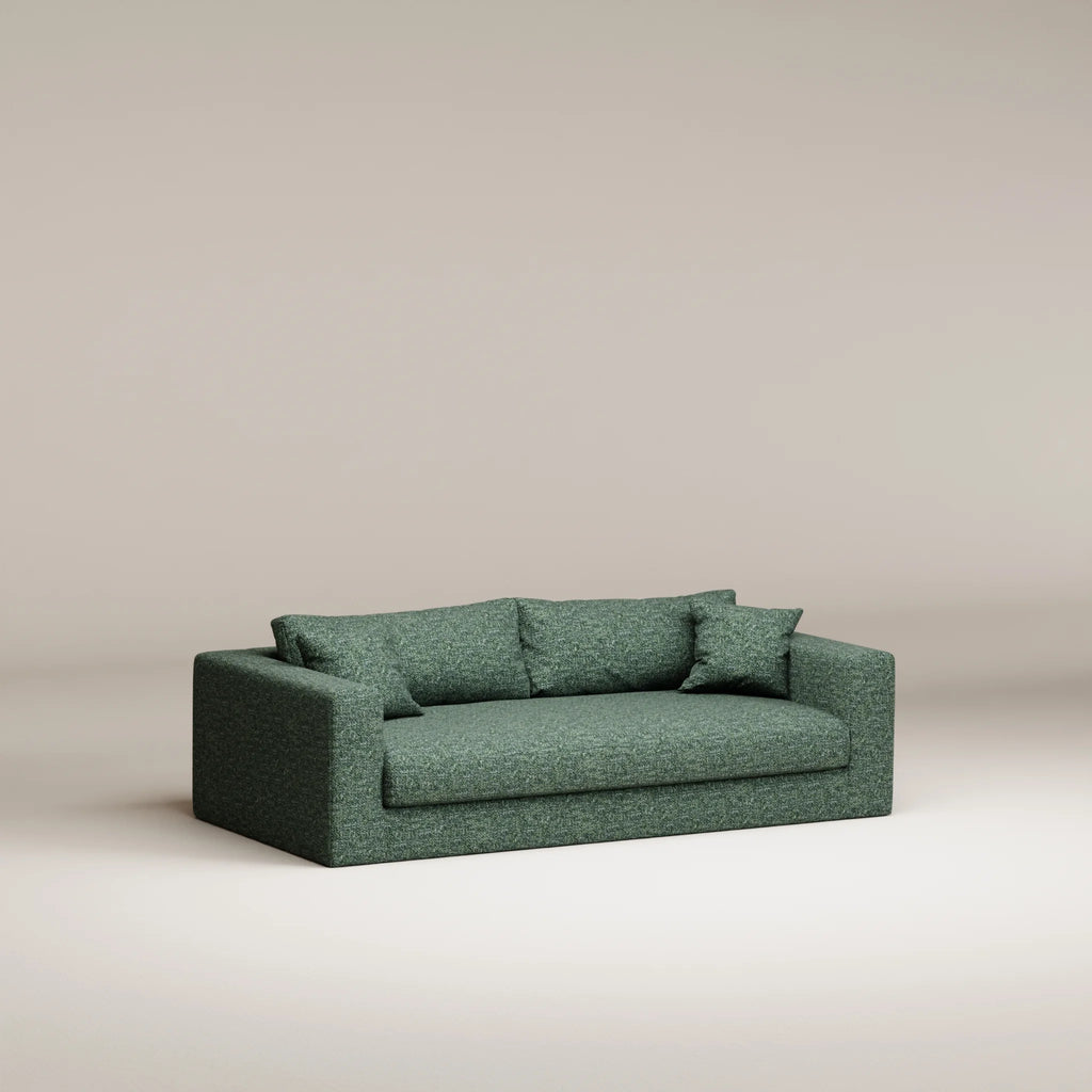 Image Canapé convertible Bellechasse light 2,5 places • Lattes de bois • Premium DS 35 HR • Tissu tissé • Forest