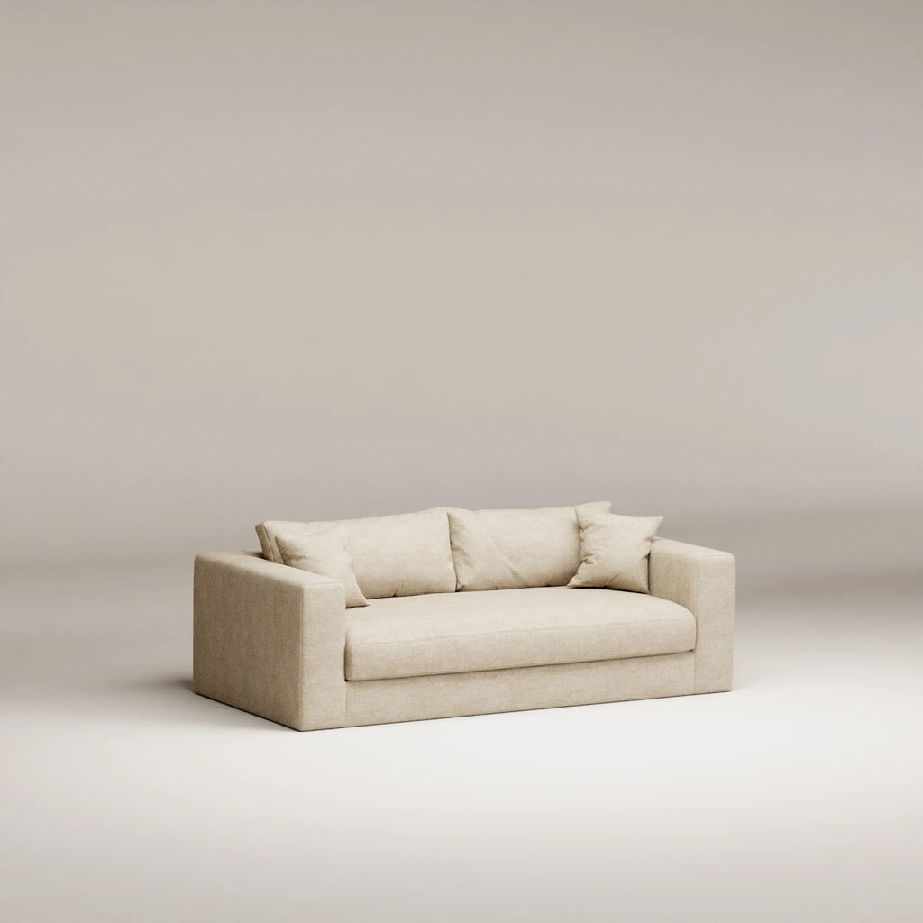 Image Canapé droit Bellechasse light 2 places • Tissu chenillé • Natural