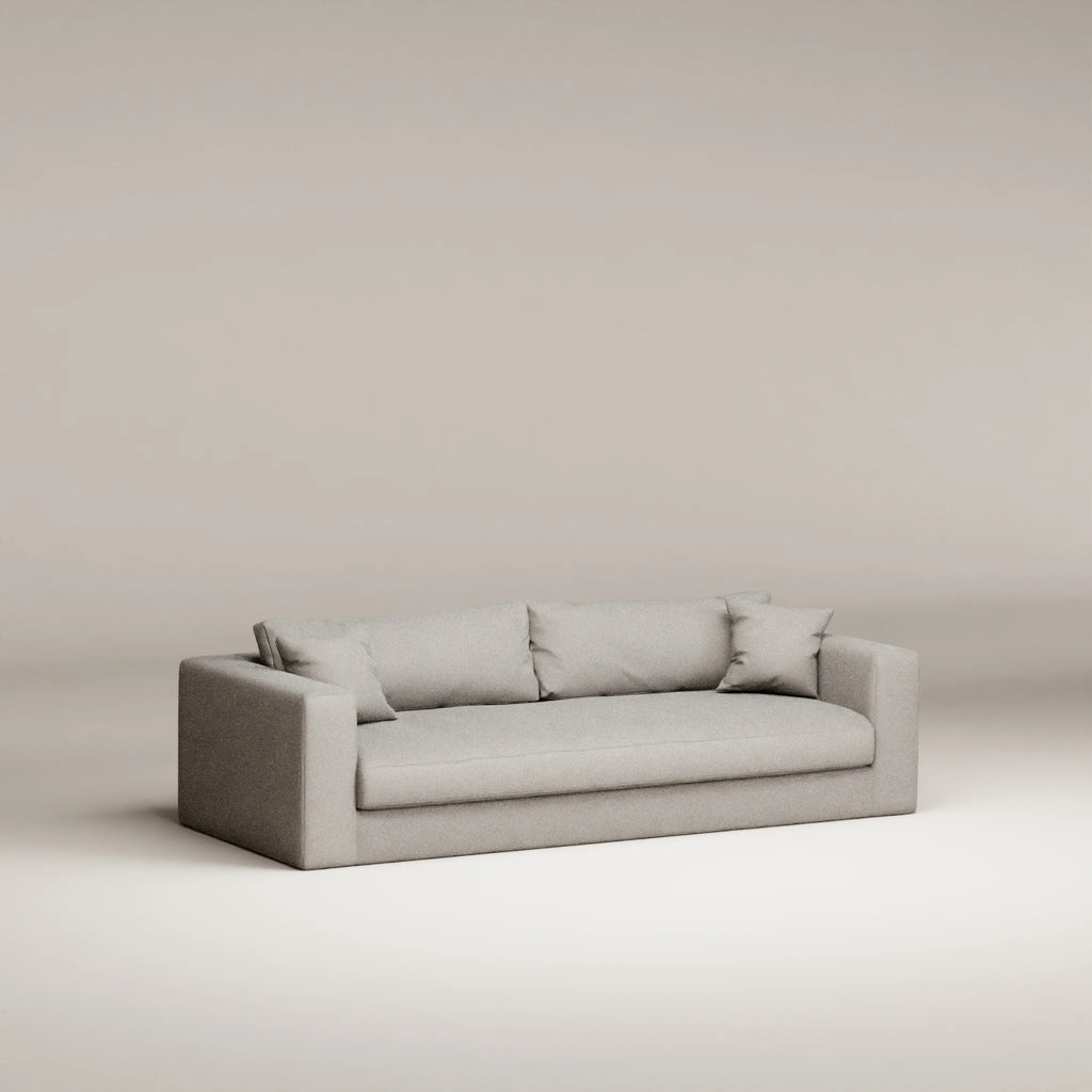 Image Canapé droit Bellechasse light 3 places • Profondeur 100 cm • Tissu personnalisé