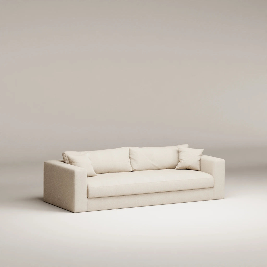 Image Canapé droit Bellechasse light 3 places • Profondeur 100 cm • Tweed • Natural