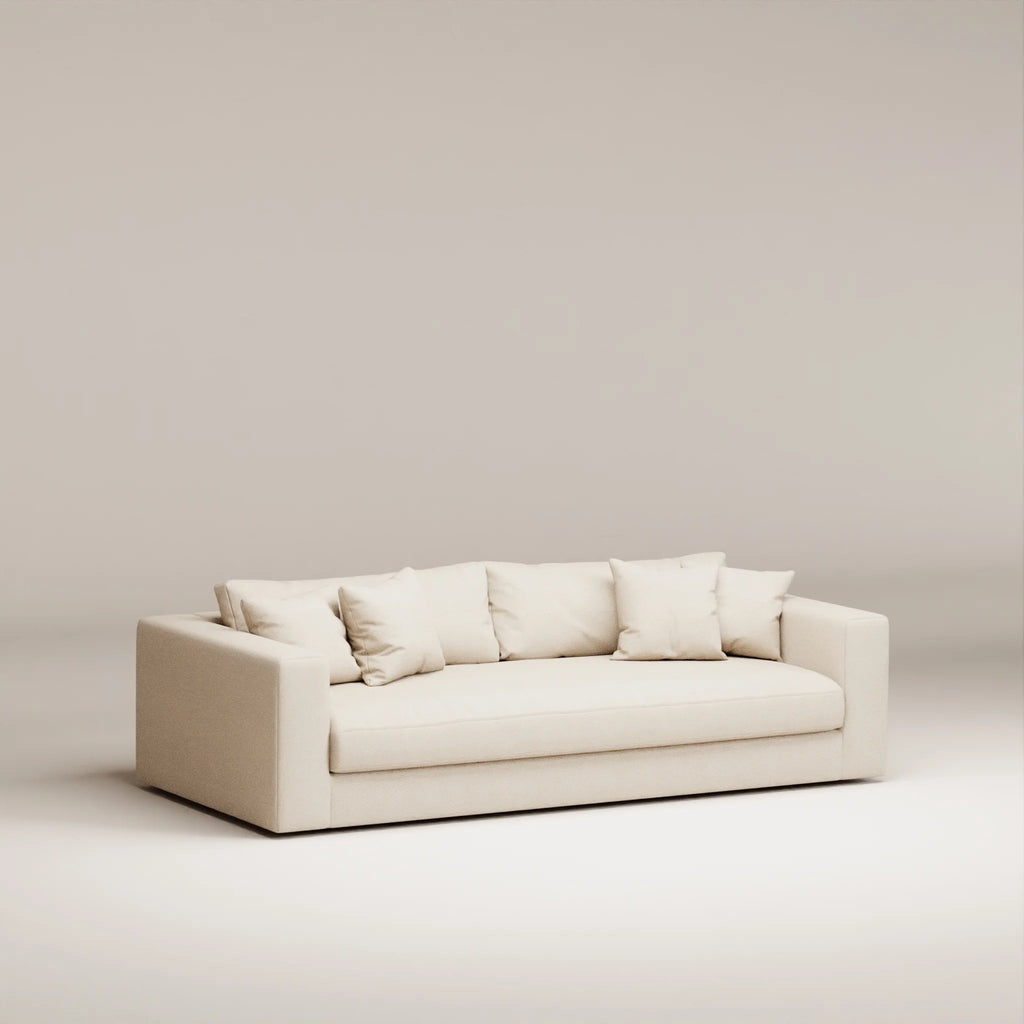 Image Canapé droit Bellechasse light 3 places • Profondeur 110 cm • Tweed • Natural