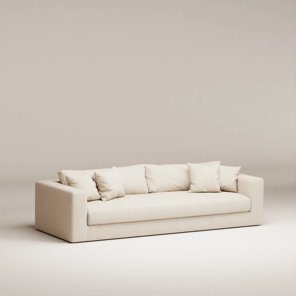 Image Canapé droit Bellechasse light 4 places • Profondeur 100 cm • Tweed • Natural