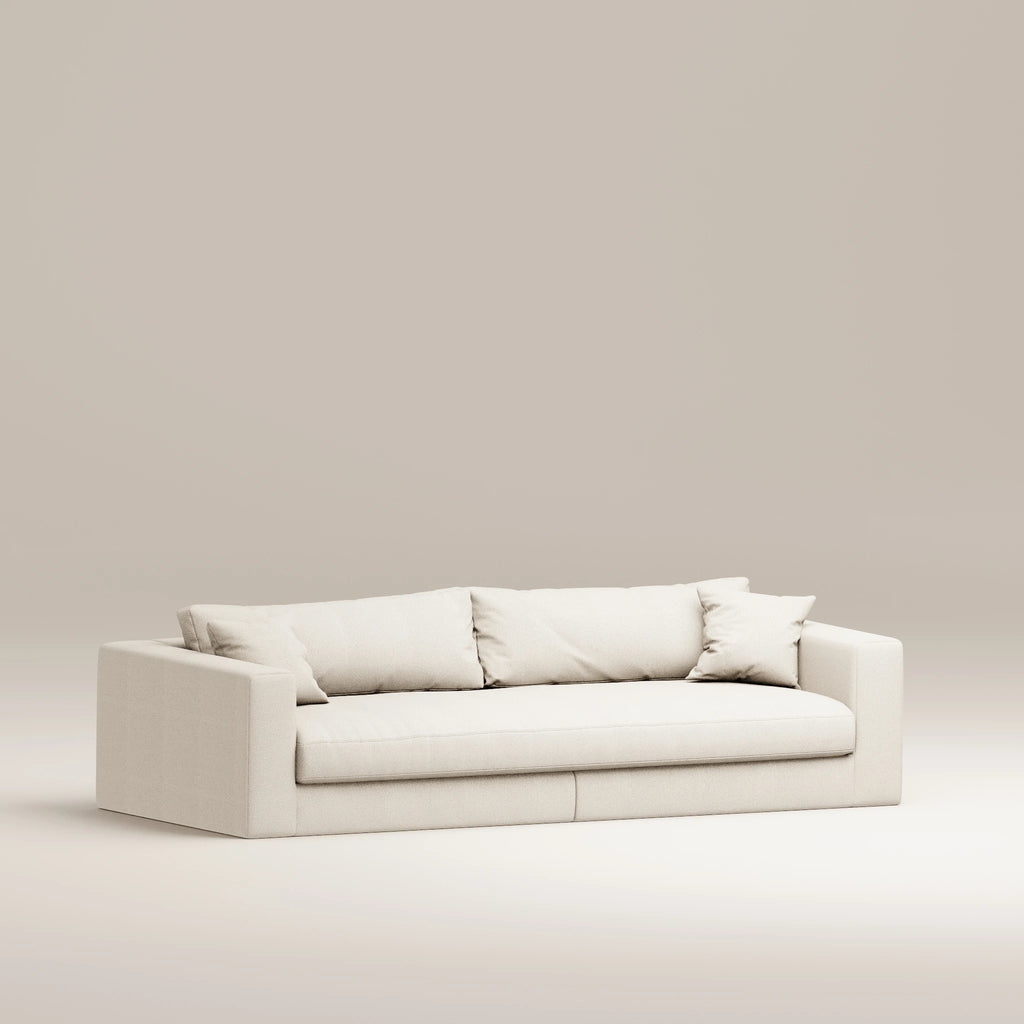 Image Canapé droit Bellechasse light 4 places • Profondeur 110 cm • 2 parties • Tweed • Natural