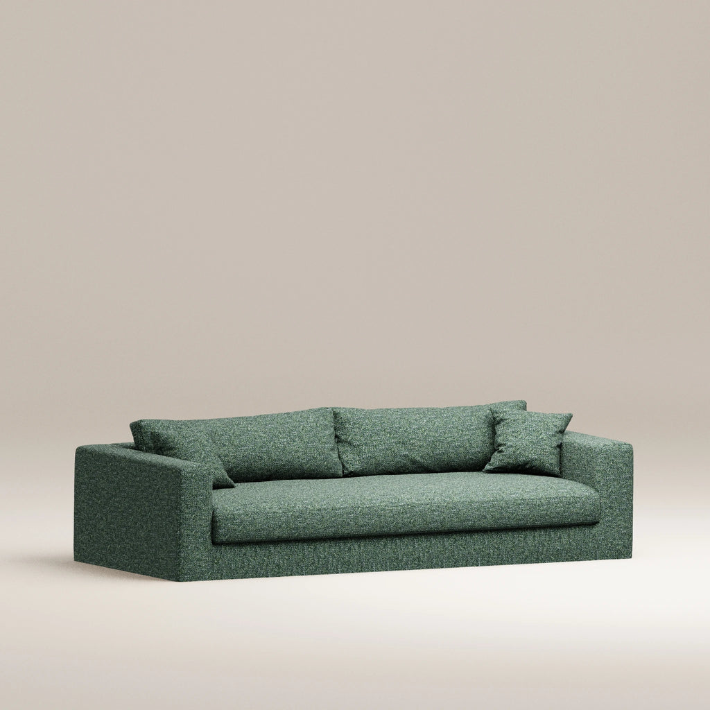 Image Canapé droit déhoussable Bellechasse light 4 places • Profondeur 110 cm • Tissu tissé • Forest