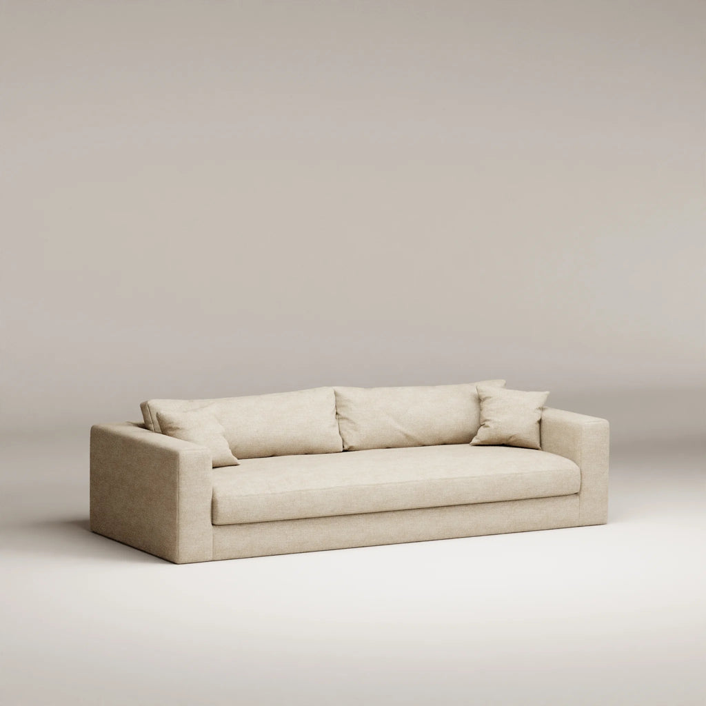 Image Canapé droit Bellechasse light 4 places • Tissu chenillé • Natural