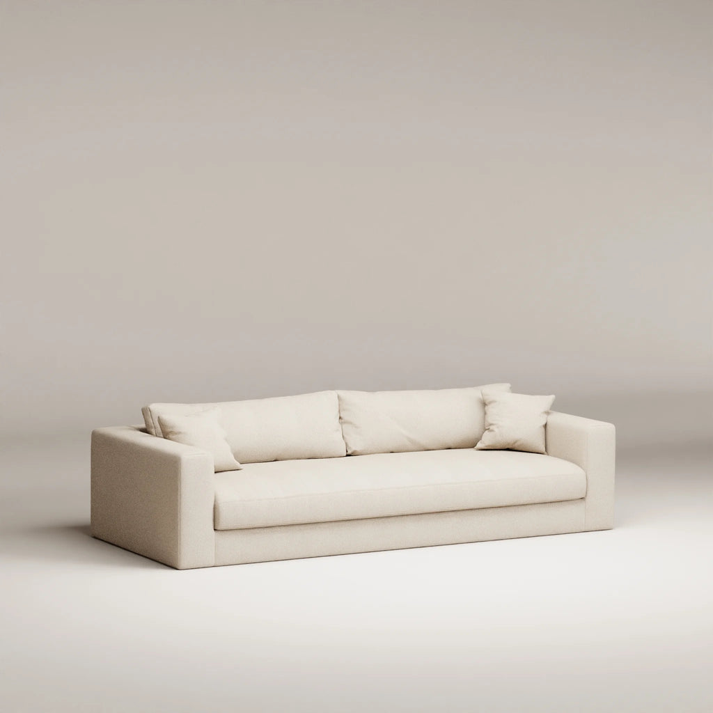 Image Canapé droit Bellechasse light 4 places • Profondeur 110 cm • 2 parties • Tweed • Natural