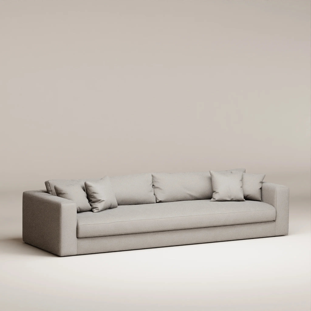 Image Canapé droit Bellechasse light 5 places • Profondeur 100 cm • Tissu personnalisé