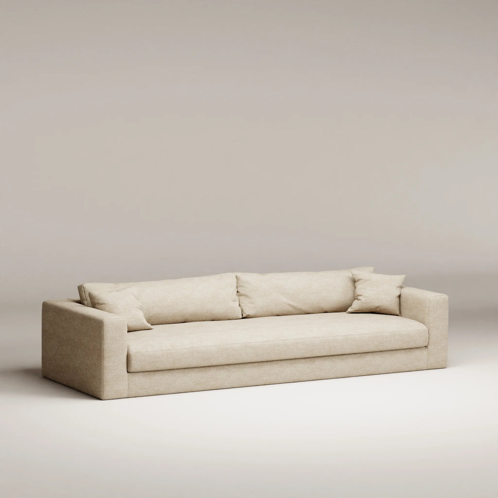 Image Canapé droit Bellechasse light 5 places • Tissu chenillé • Natural