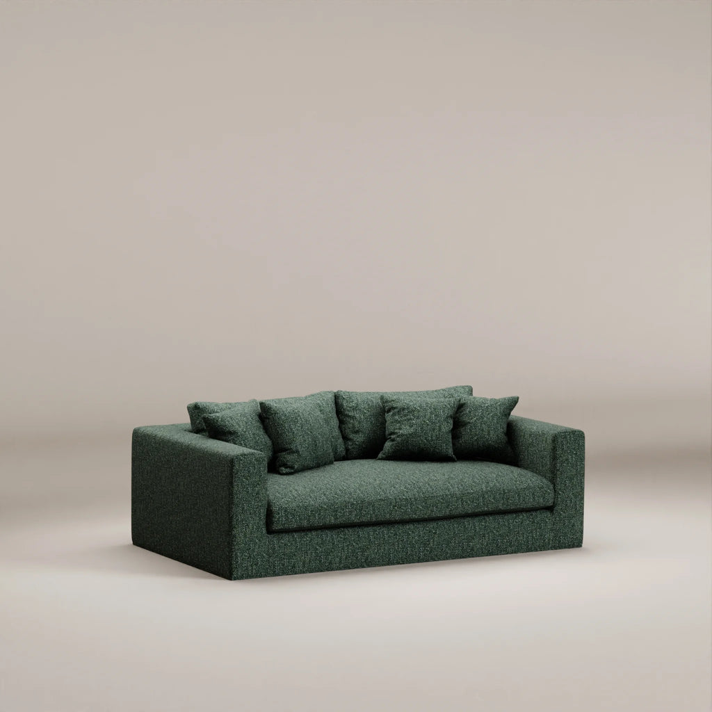 Image Canapé droit déhoussable Bellechasse light 2 places • Profondeur 110 cm • Tissu tissé • Forest