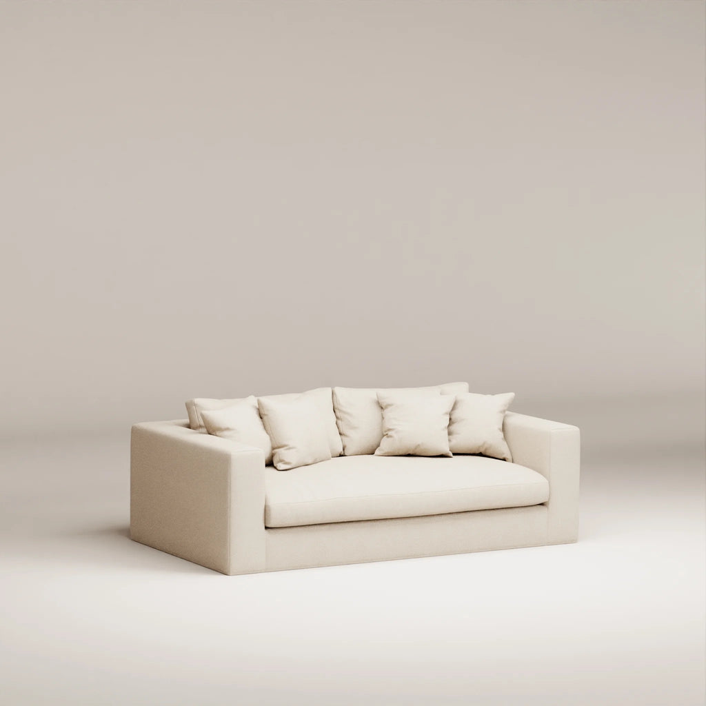Image Canapé droit déhoussable Bellechasse light 2 places • Profondeur 110 cm • Tweed • Natural