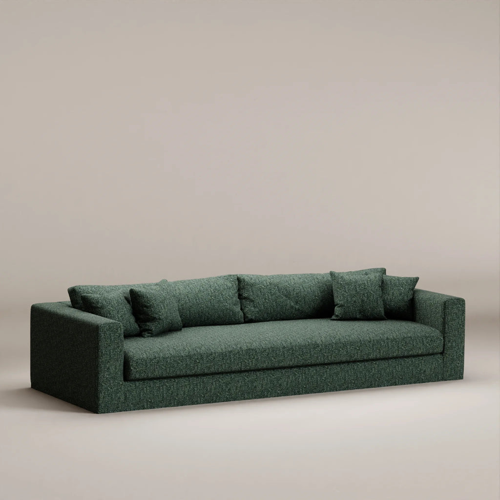 Image Canapé droit déhoussable Bellechasse light 5 places • Profondeur 110 cm • Tissu tissé • Forest