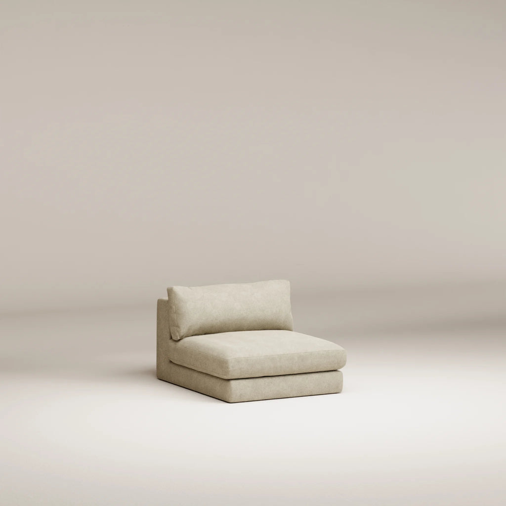 Image Lounge chair Bellechasse light 1 place • Felted wool • Natural