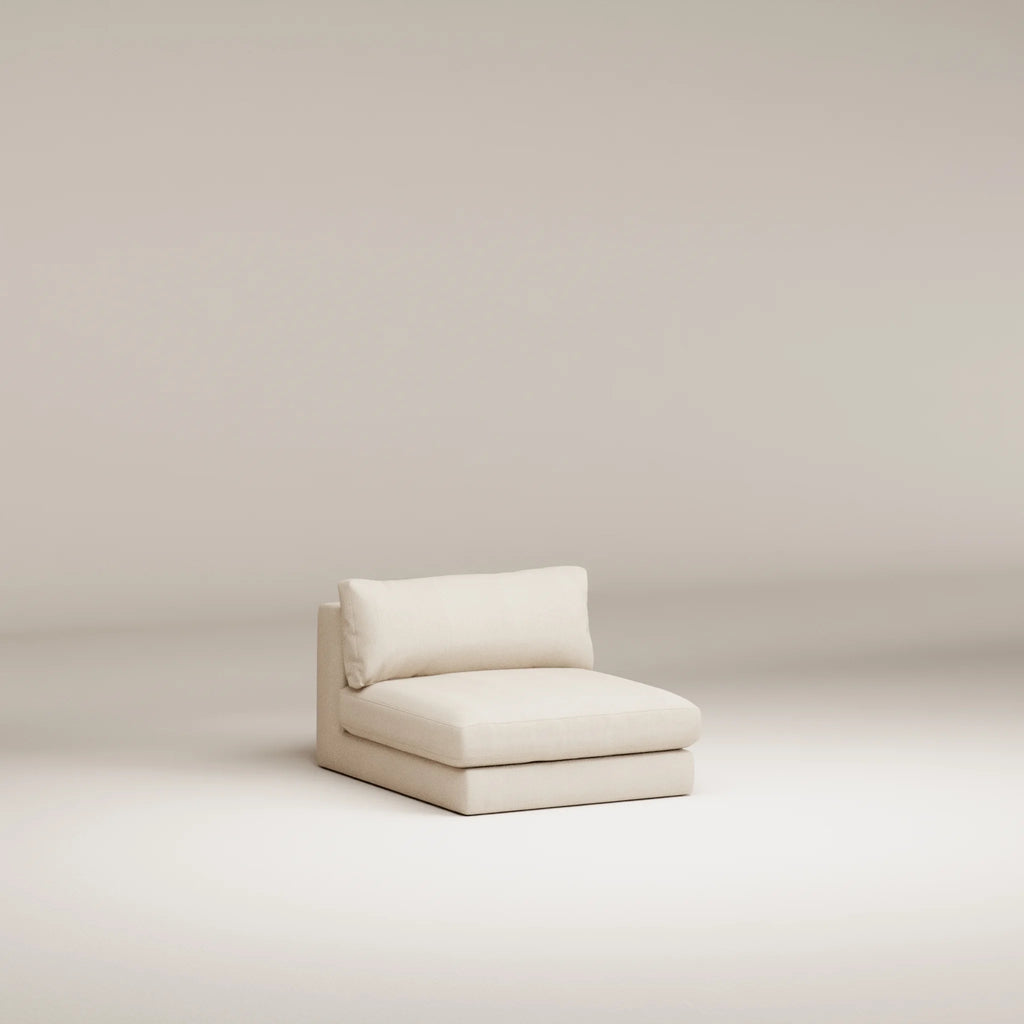 Image Chauffeuse Bellechasse light 1 place • Tweed • Natural