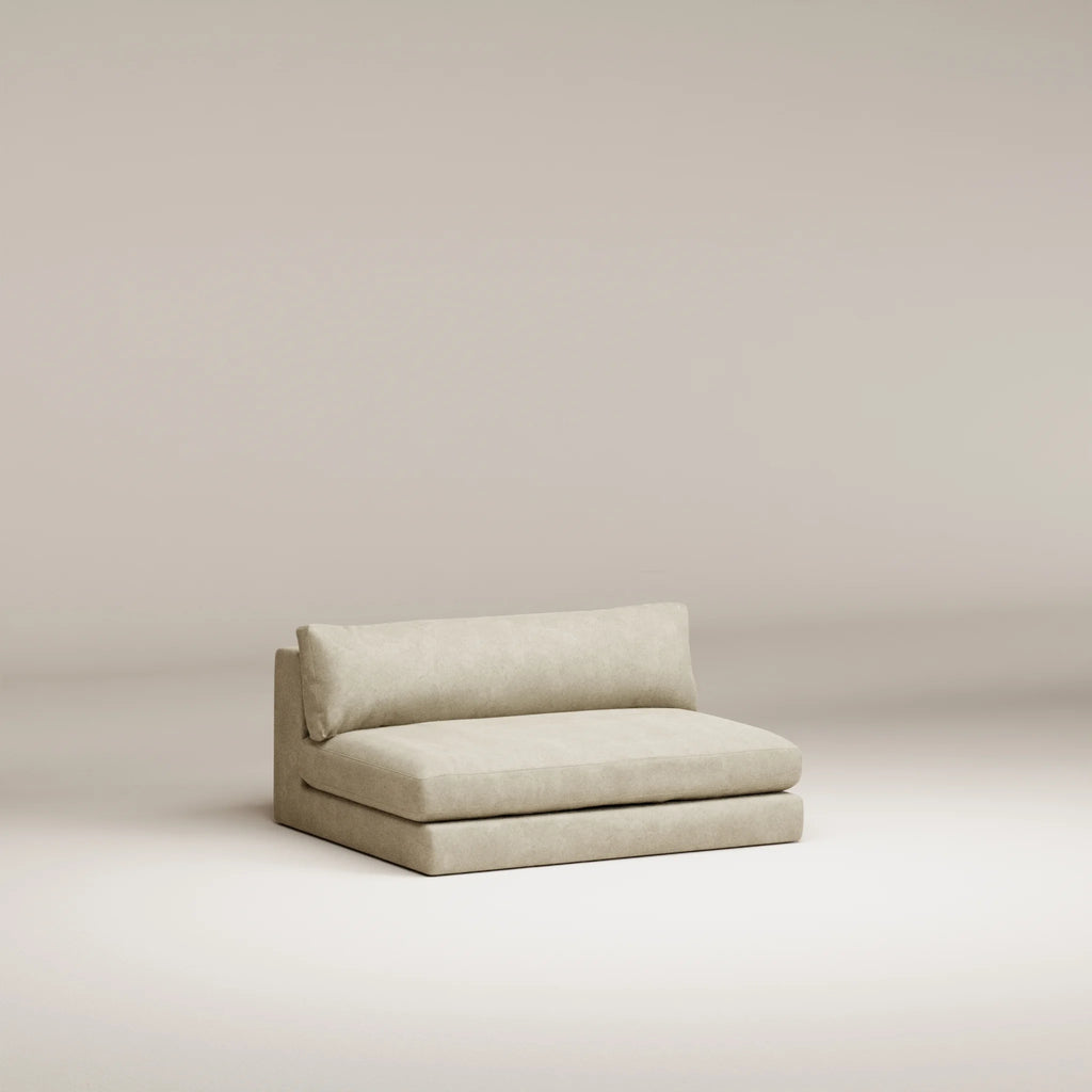 Image Lounge chair Bellechasse light 2.5 seats • Felted wool • Natural