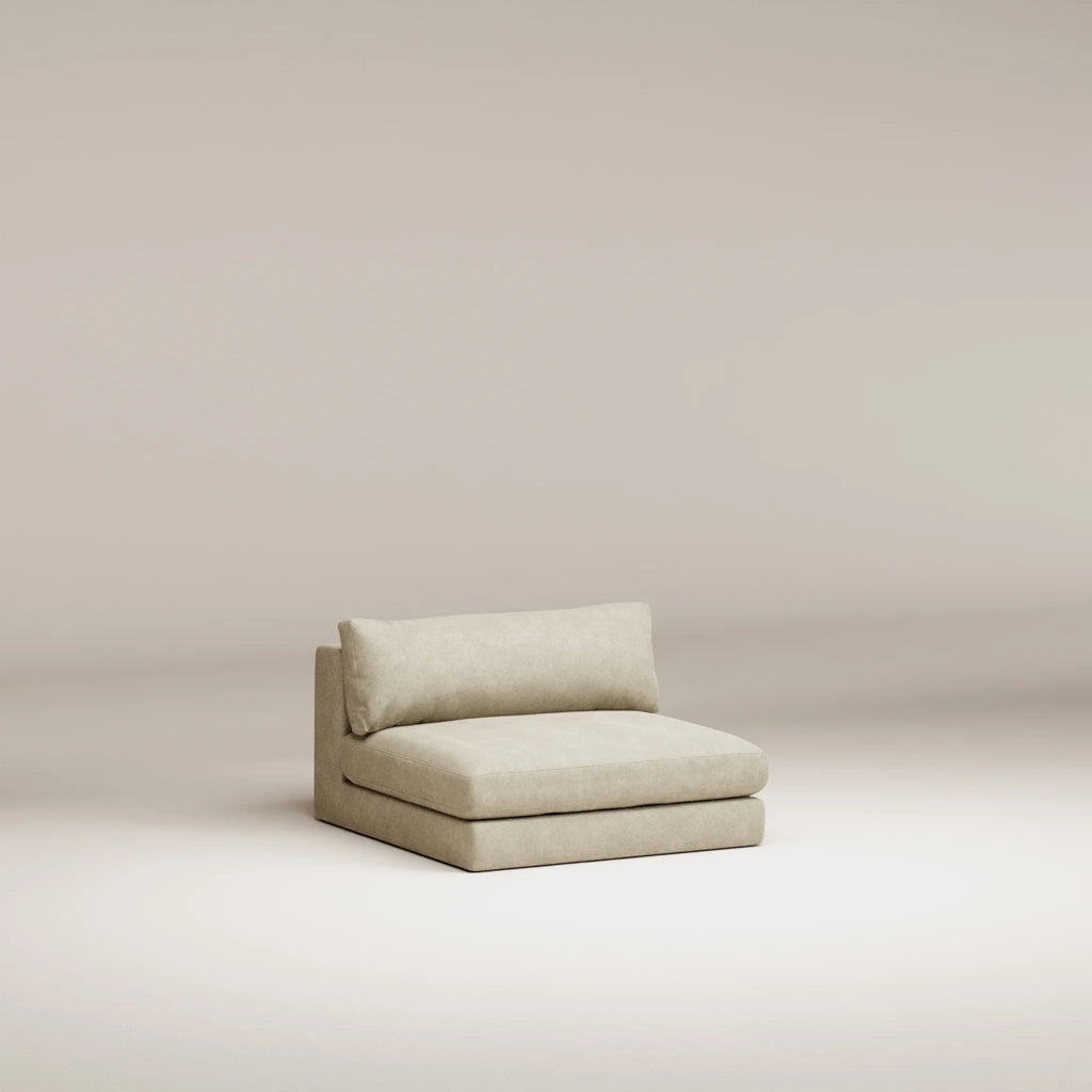 Image Lounge chair Bellechasse light 2 seats • Felted wool • Natural