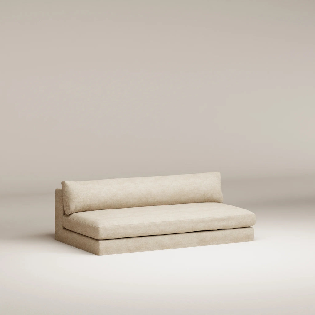 Image Chauffeuse déhoussable Bellechasse light 4 places • Tissu chenillé • Natural
