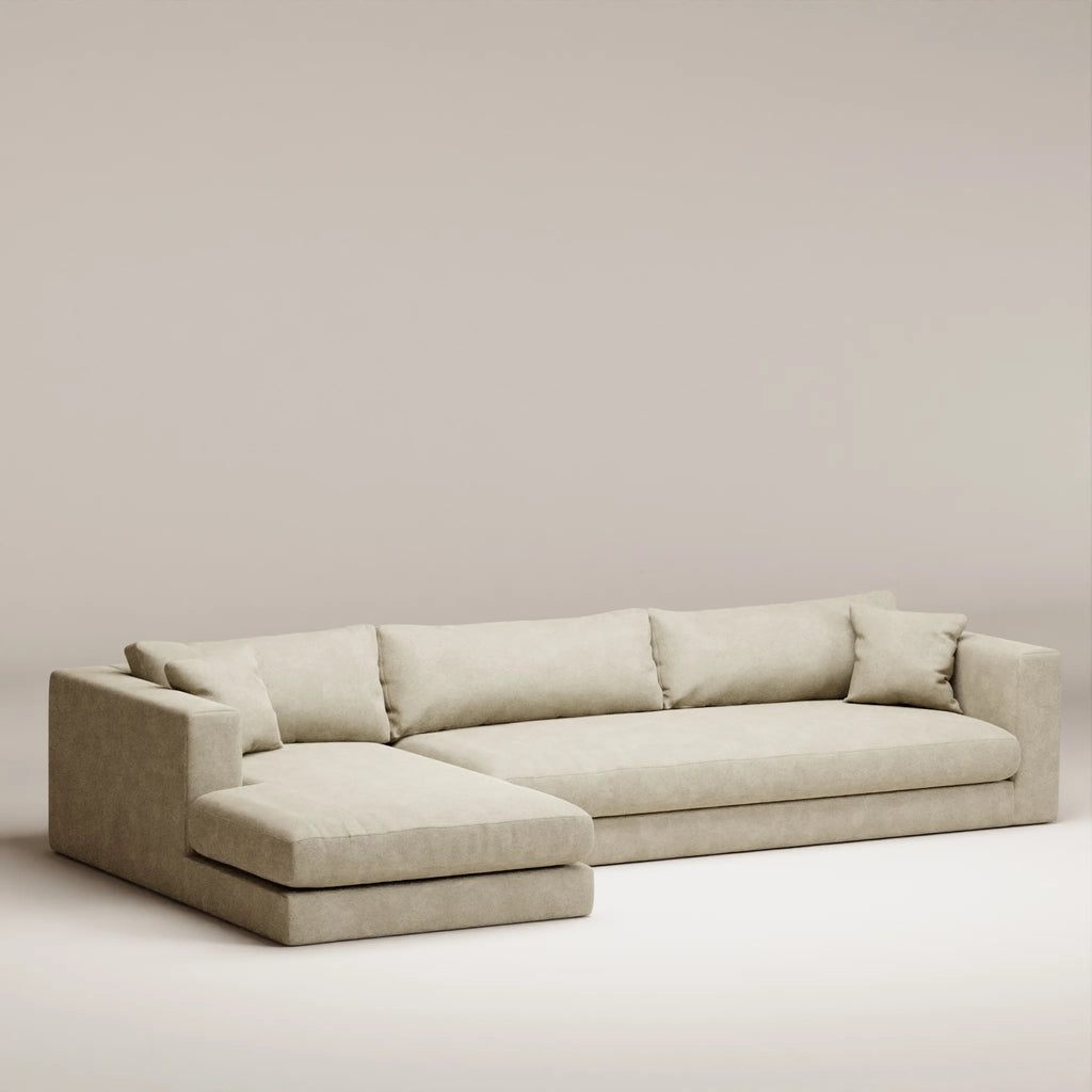 Image Corner Bellechasse light XL2 • LEFT • Felted wool • Natural