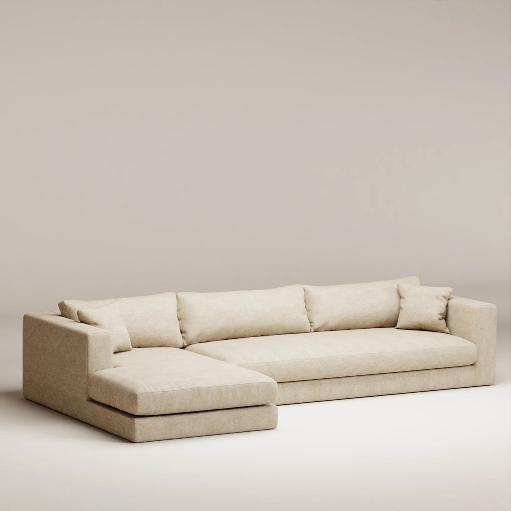 Image Corner Bellechasse light XL2 • Gauche • Tissu chenillé • Natural