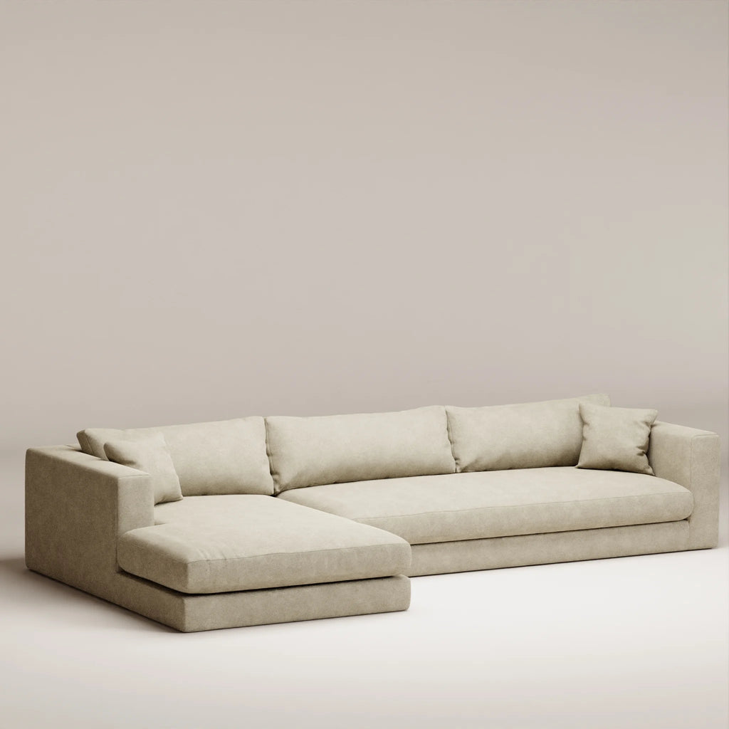 Image Corner Bellechasse light XL3 • LEFT • Felted wool • Natural