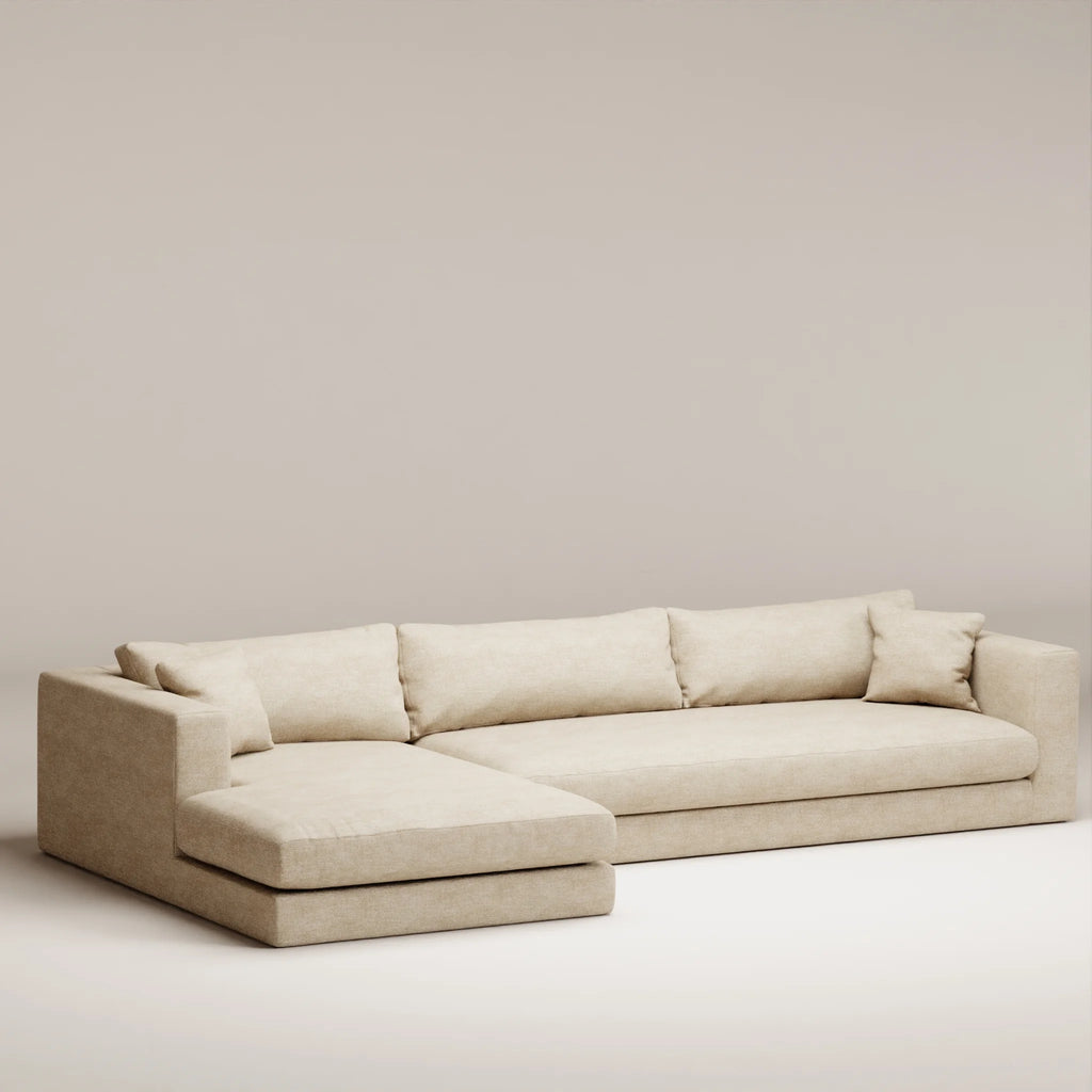 Image Corner Bellechasse light XL3 • Gauche • Tissu chenillé • Natural