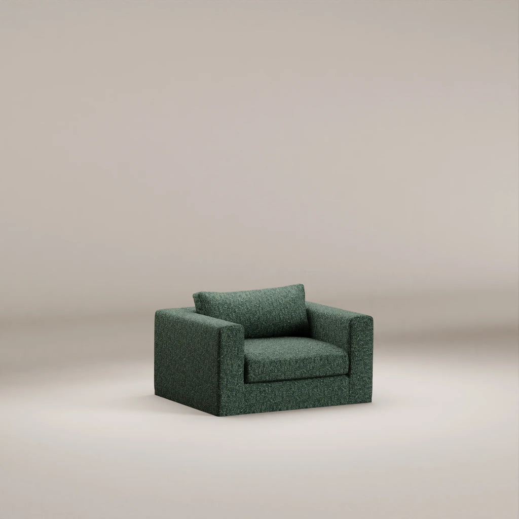 Image Fauteuil déhoussable Bellechasse light Tissu tissé • Forest