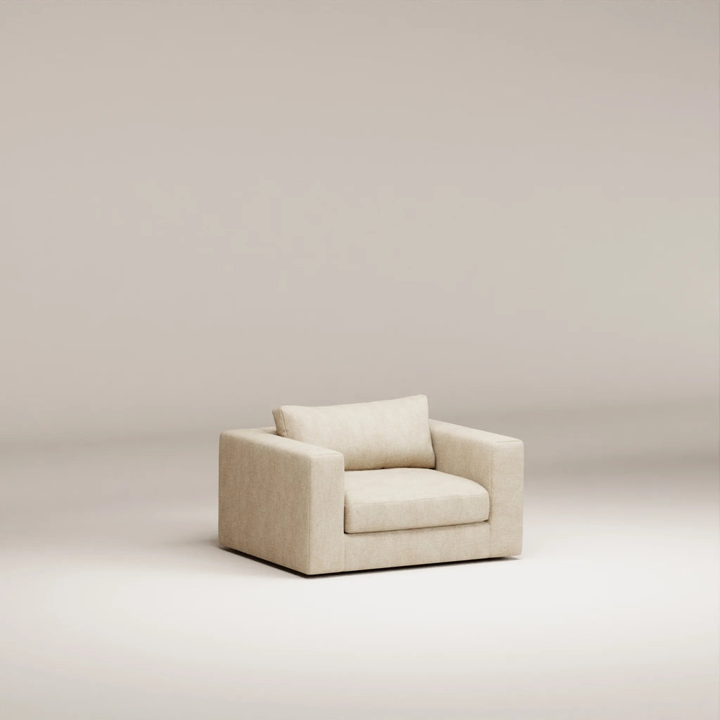 Image Fauteuil Bellechasse light Tissu chenillé • Natural