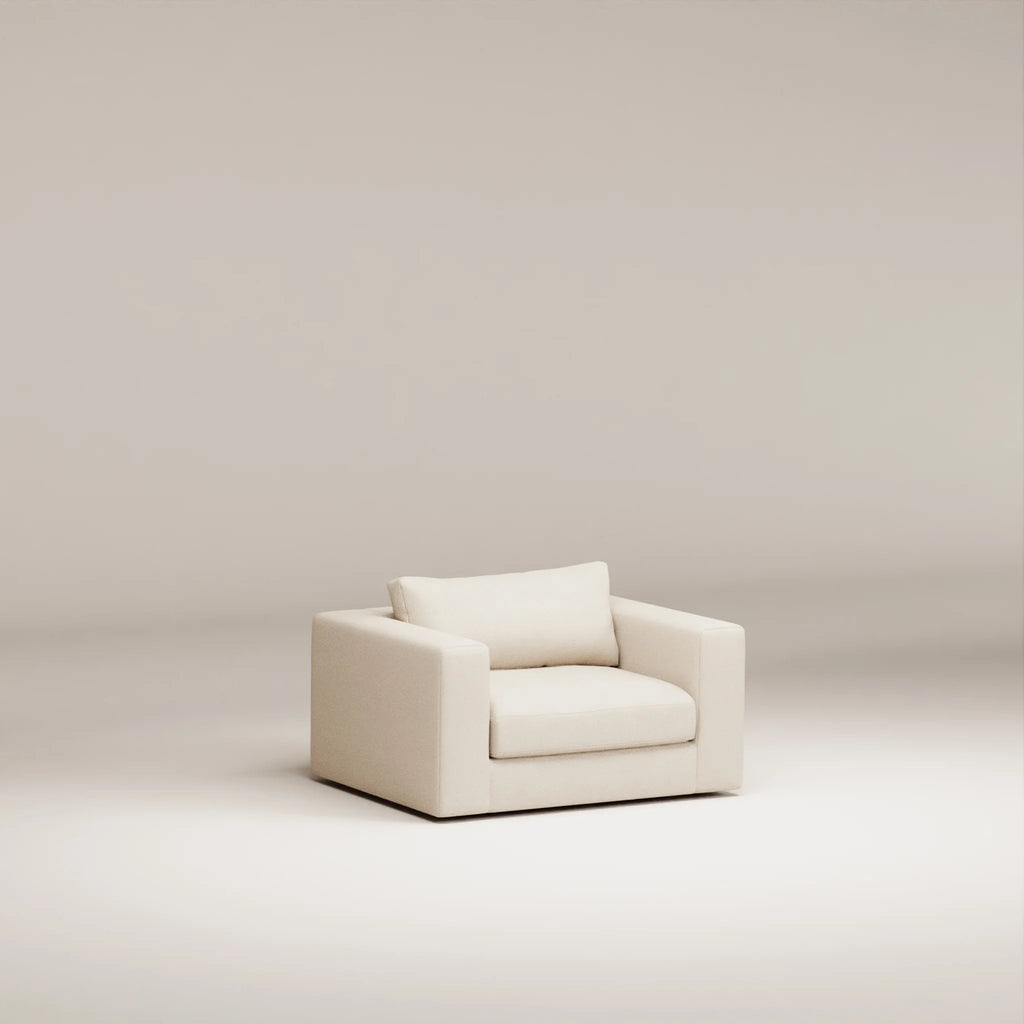 Image Fauteuil Bellechasse light Tweed • Natural