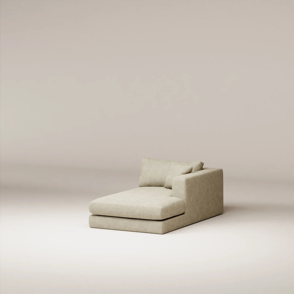 Image Meridian Bellechasse light 160 cm • RIGHT • Felted wool • Natural