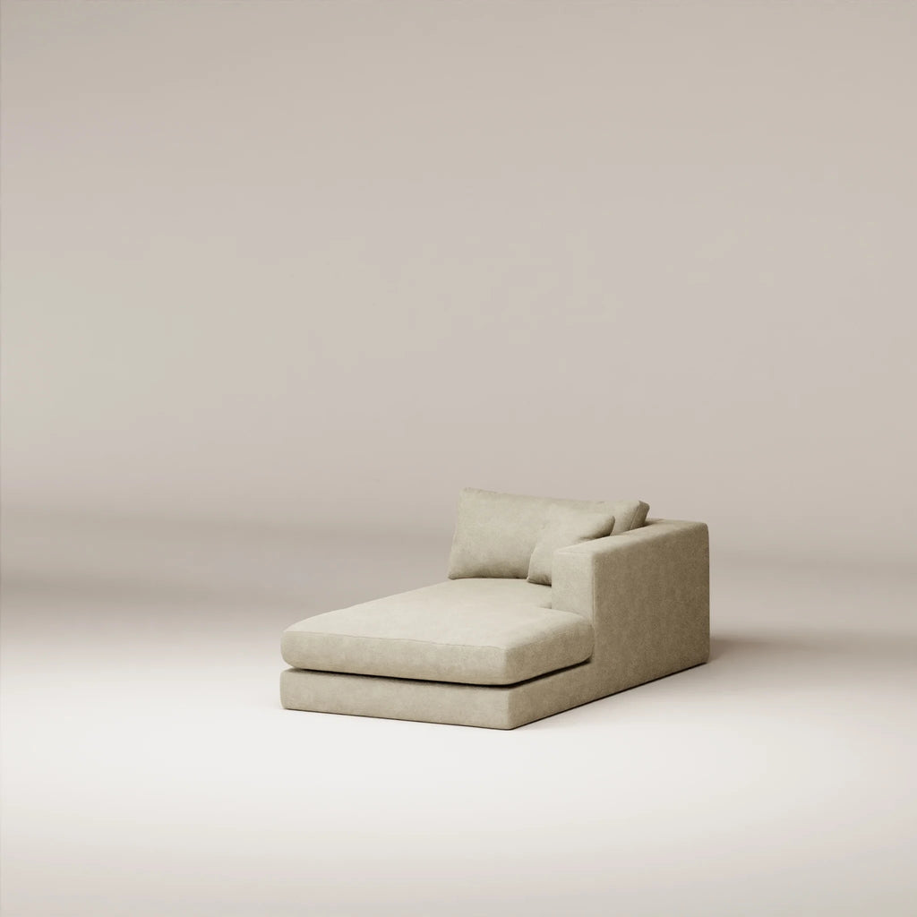 Image Meridian Bellechasse light 170 cm • RIGHT • Felted wool • Natural